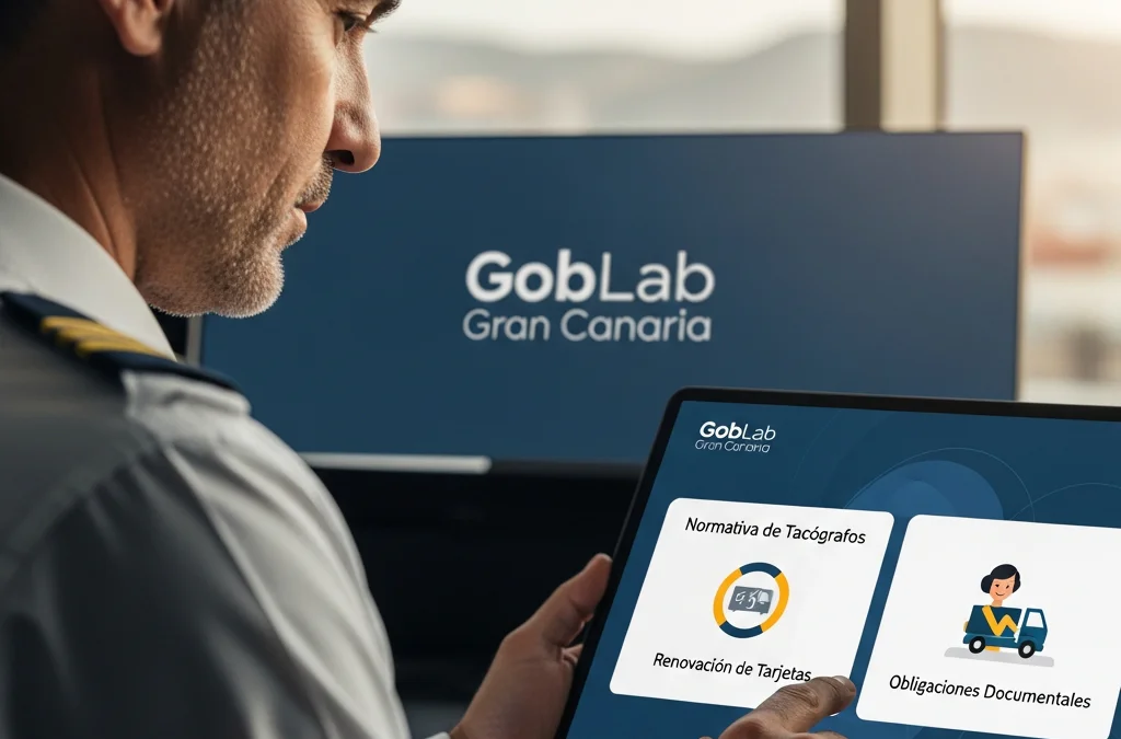 Gran Canaria prueba un asistente digital basado en IA para aclarar dudas sobre tacógrafos a profesionales del transporte